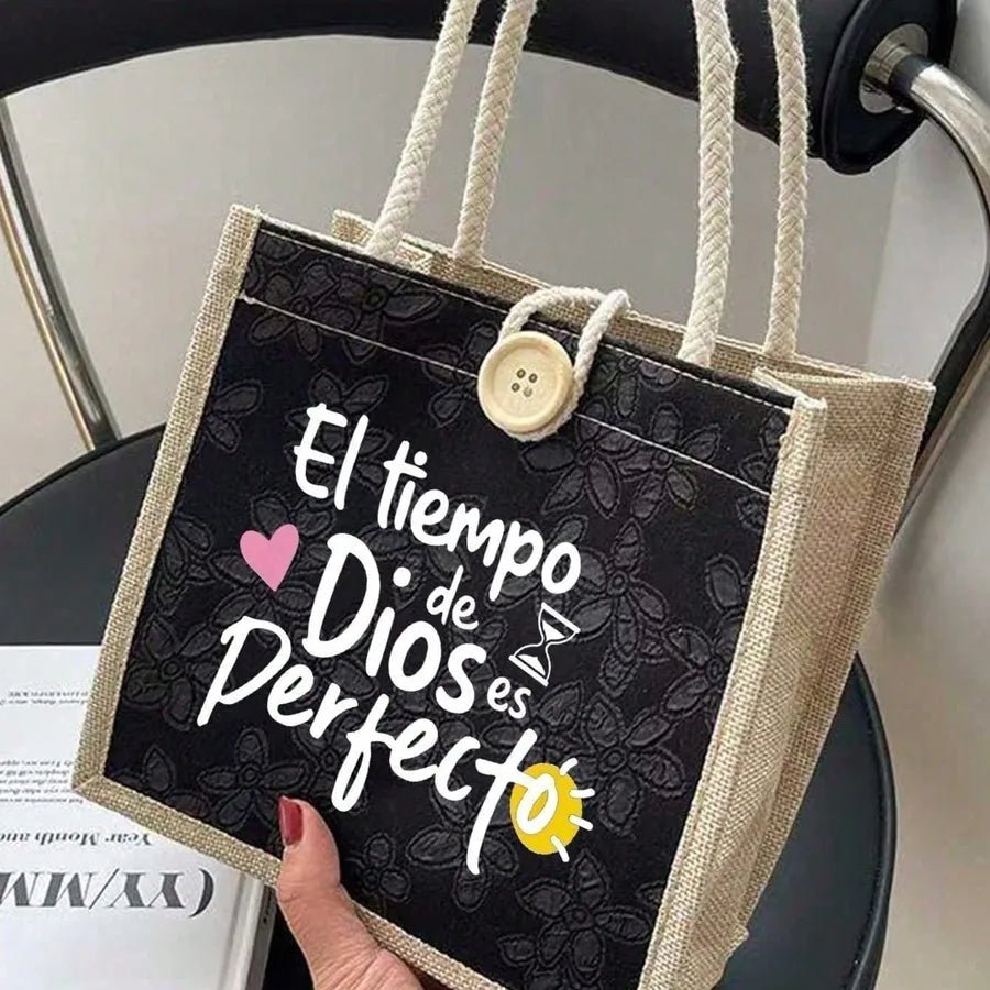 Women’s Polyester Handbag Featuring Letter Pattern, Suitable for All Seasons and MAMA Festival - Christy's Beauty & Tingz LLC