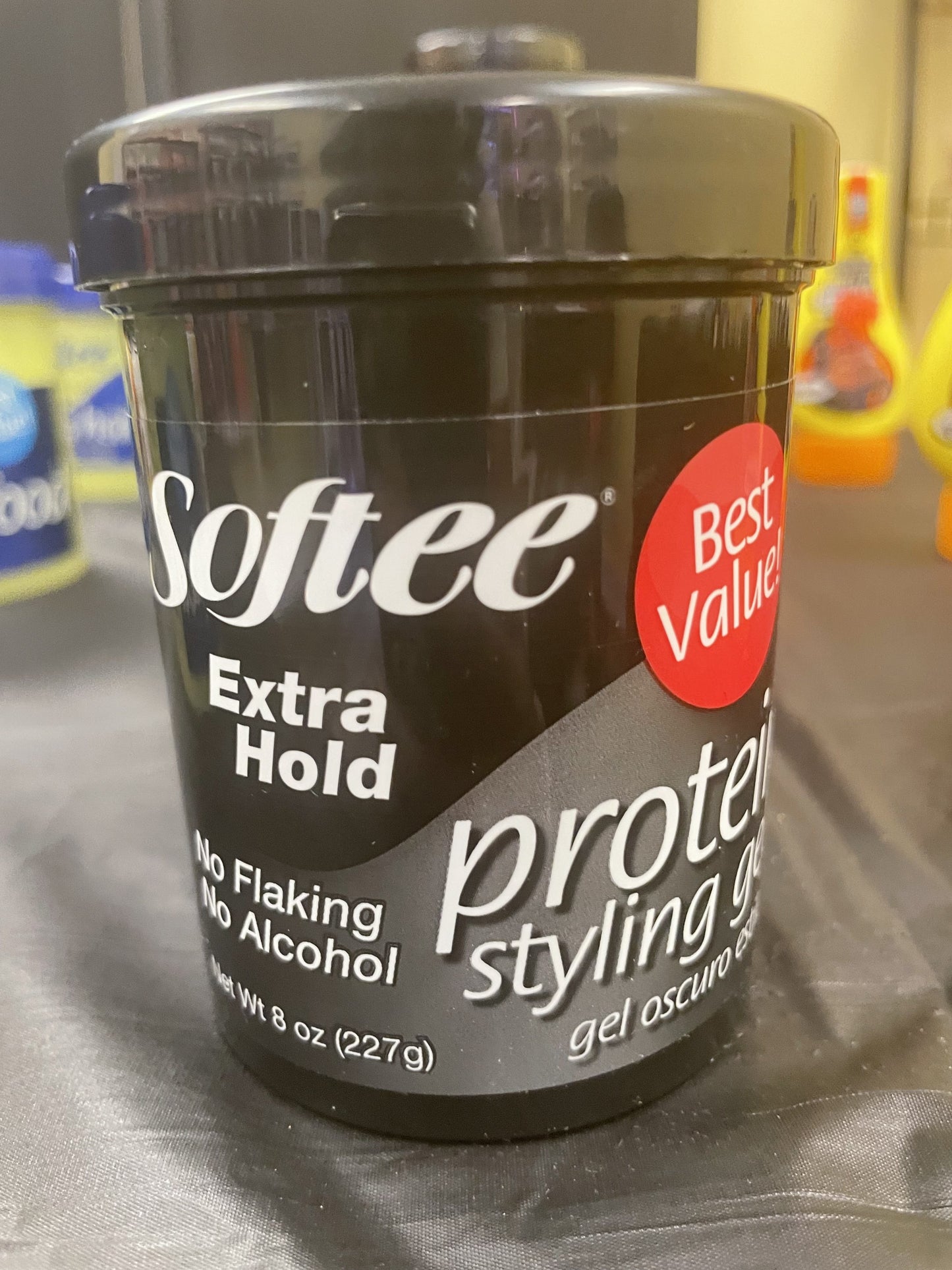 Softee Extra Hold Protein Styling Gel 8 oz.