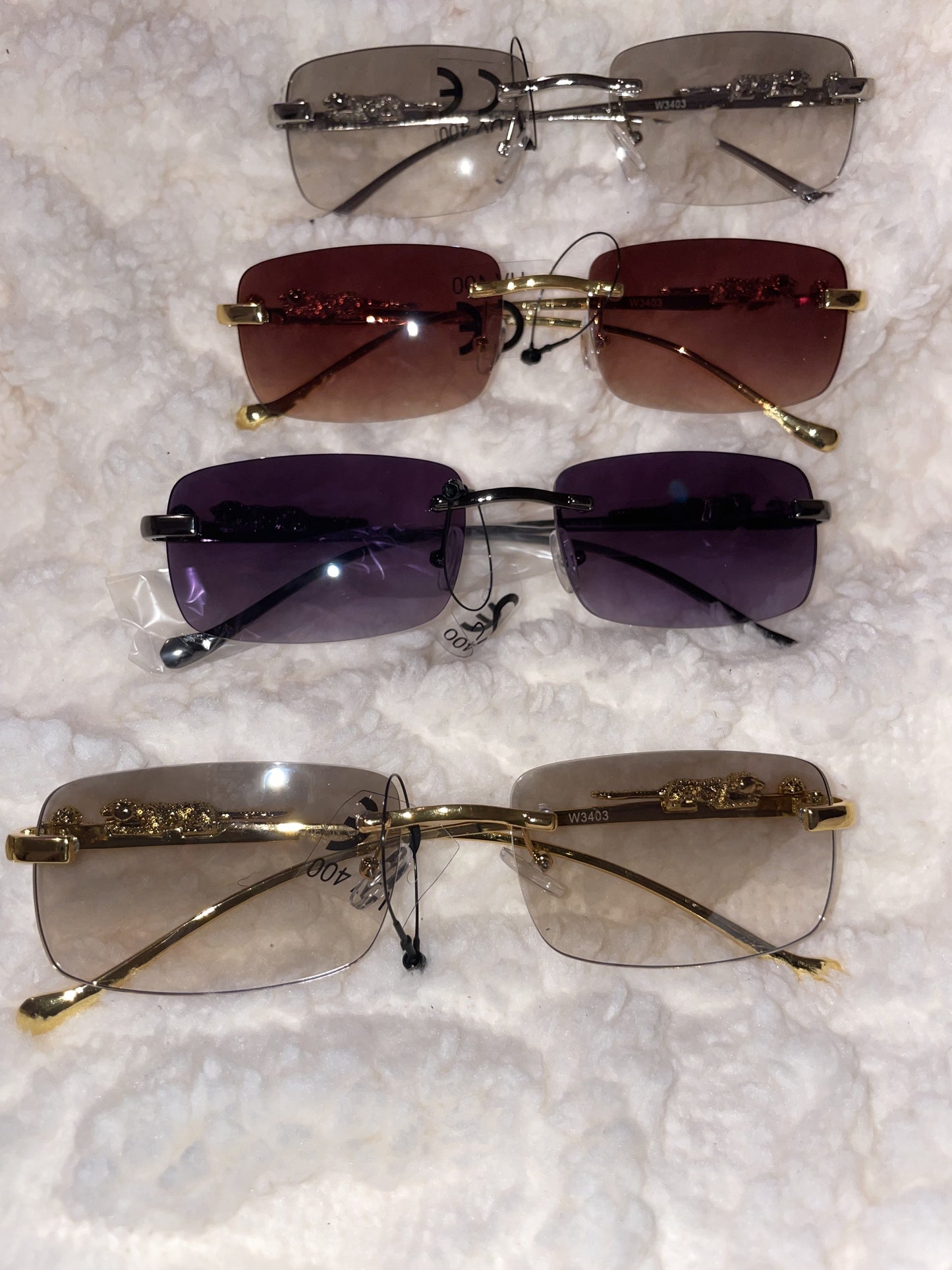 Leopard Temple Shades